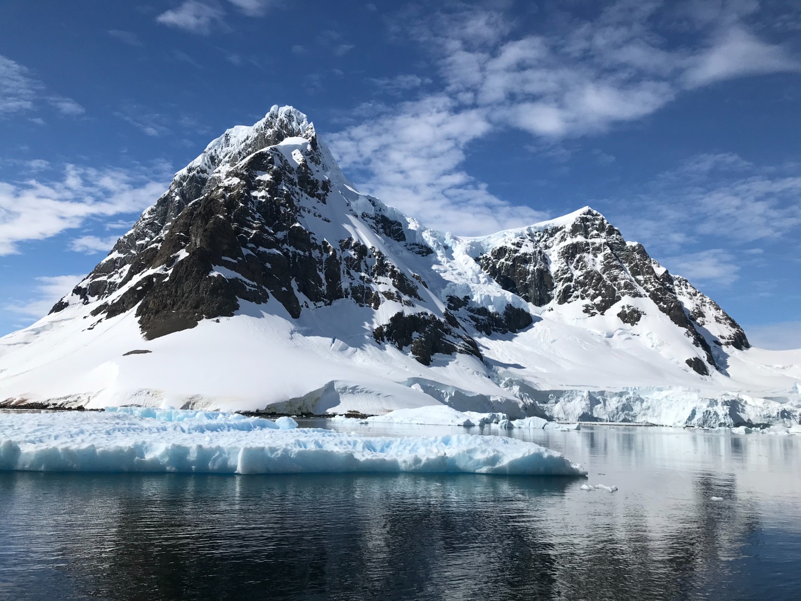 The Antarctic Peninsula from the water.