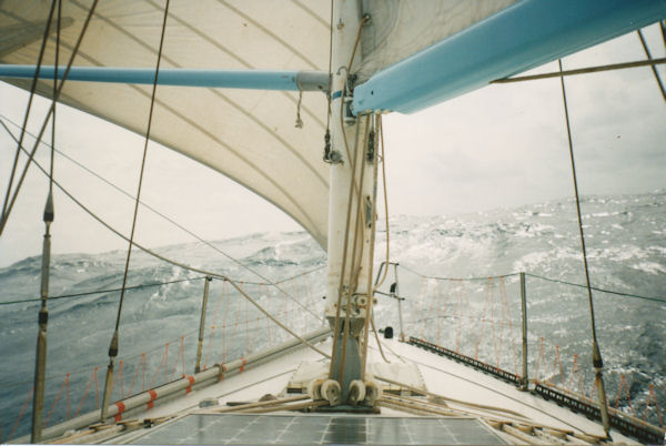 Indian Ocean, en route to the Cocos Islands. September 1992.