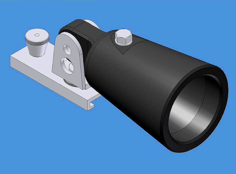 Spinnaker pole bell — the design.