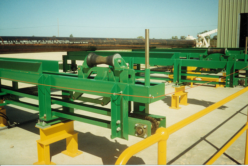 Pipe handling system for a plasma cutting robot