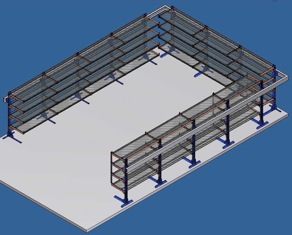 Cantilever storage rack