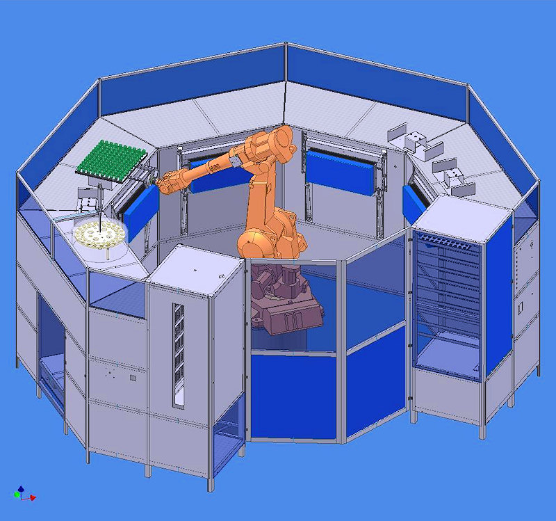 Robotic loss-on-ignition analyser